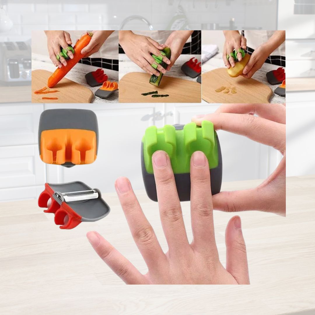 EASYCUT™- Économe adaptable sur doigts - Cuisinemoderne